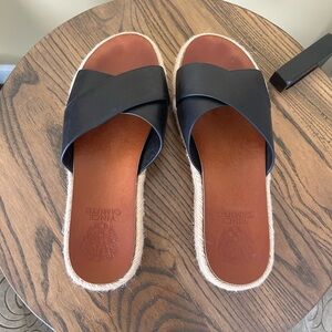 Vince Camuto Womens Carran Criss-Cross Espadrilles